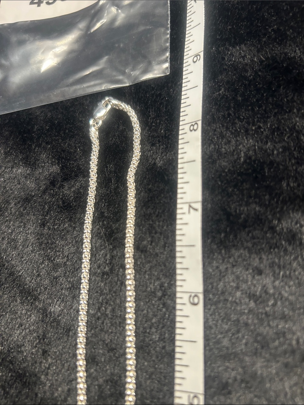 Sterling Silver Rope Chain Necklace - Silver